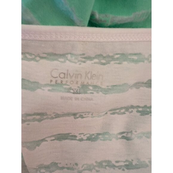 Calvin Klein Performance Womens Ombre Striped burnout Tunic Top - XL - Picture 3 of 4